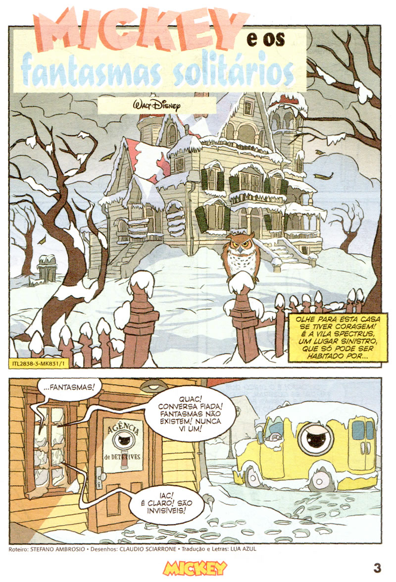 Mickey nº831 [Dezembro/2011] - Prévia em scans na pág 01 MK83101