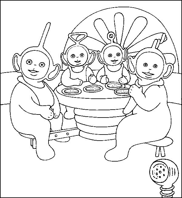 Coloriage Teletubbies 506