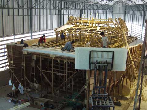 TÌM TÀU 2 THÂN Catamaran5007-structure