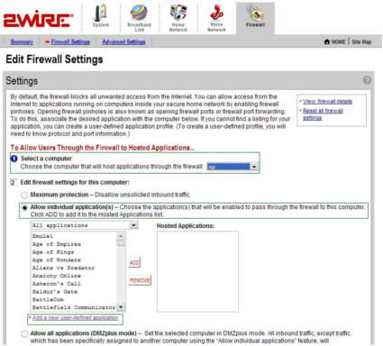 configurar eMule para router MEO(2wire 2700HG-V2) Imagem_2wire02_small