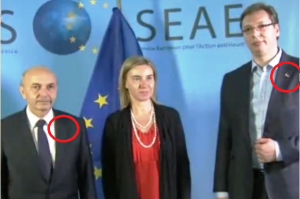 Kush ju hoqi amblemat, simbolet e shtetit delegacionit kosovar dje ne Bruksel ?! Delgaccddd1-300x199