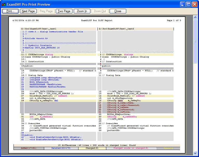 ExamDiff Pro 5.0.1.10 لمقارنة الملفات Tutorialbas5_2