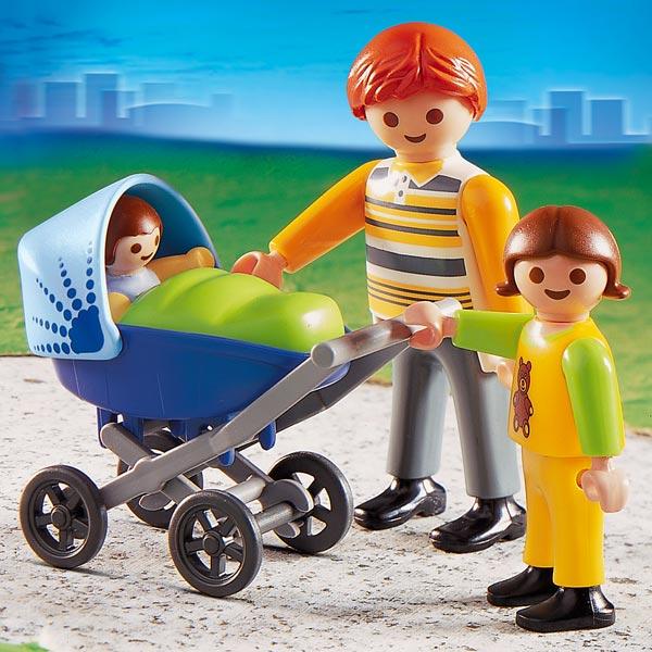 Playmobil, à partir de quel âge? 229-4408-papa---enfant---landau-playmobil