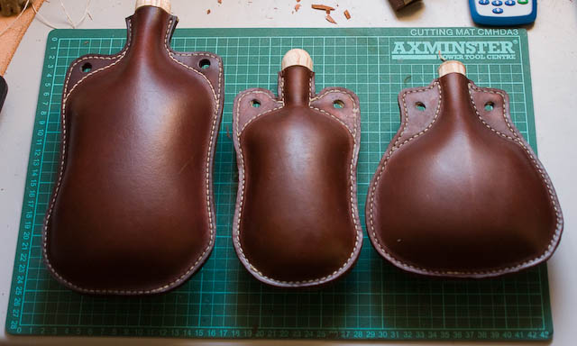 Getting back into leather crafting again. Waterbottles3