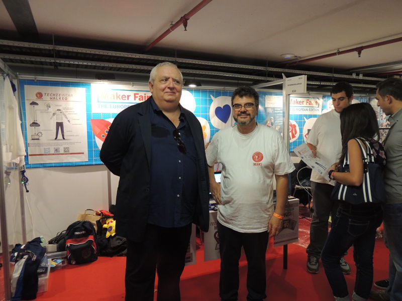 Ciro e Duilio alla Maker Faire Rome 2014