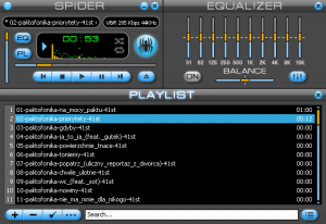 Spider Player 2.3 : Chương trình nghe nhạc tuyệt vời vời và rát nhiều hiệu ứng âm thanh. Spider-player_s