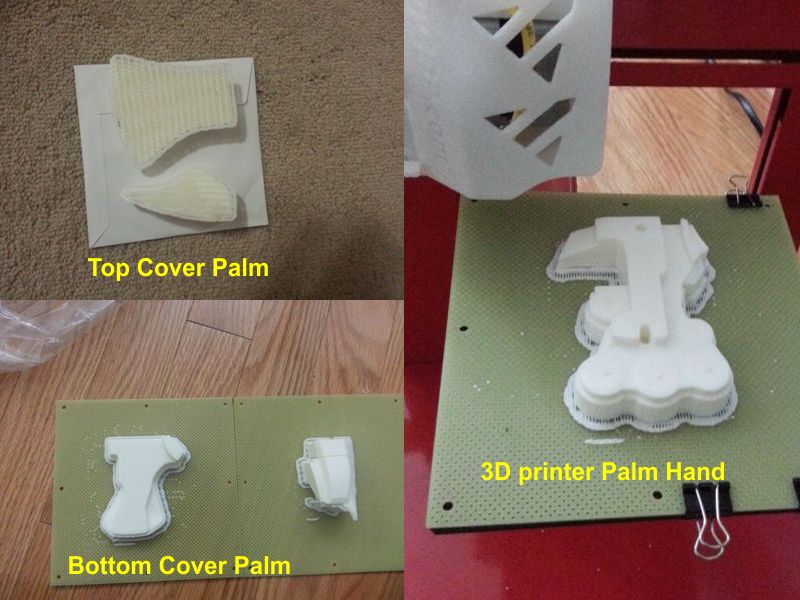 Aiko New Hand V2 from 3d printer PalmFinal