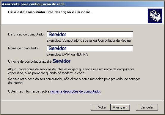 Compartilhando uma Conexão com Windows XP Assist_rede05