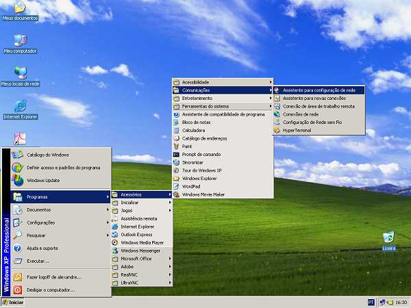 Compartilhando uma Conexão com Windows XP Compartilhamento_01