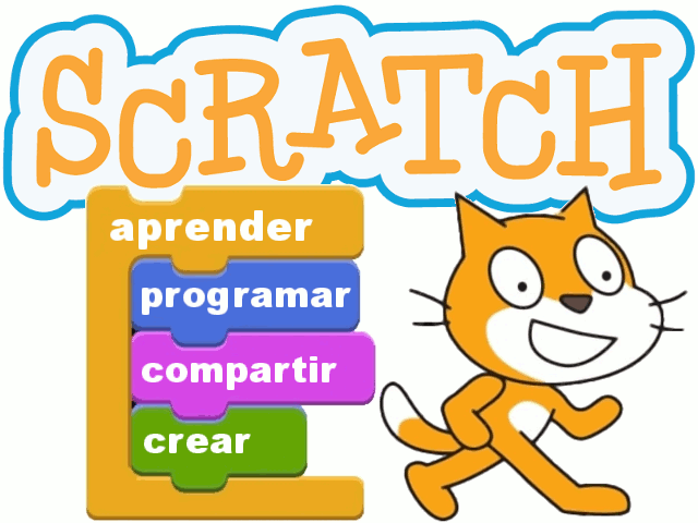Crea tus videojuegos con Scratch, para jóvenes y niños Logo-scratch