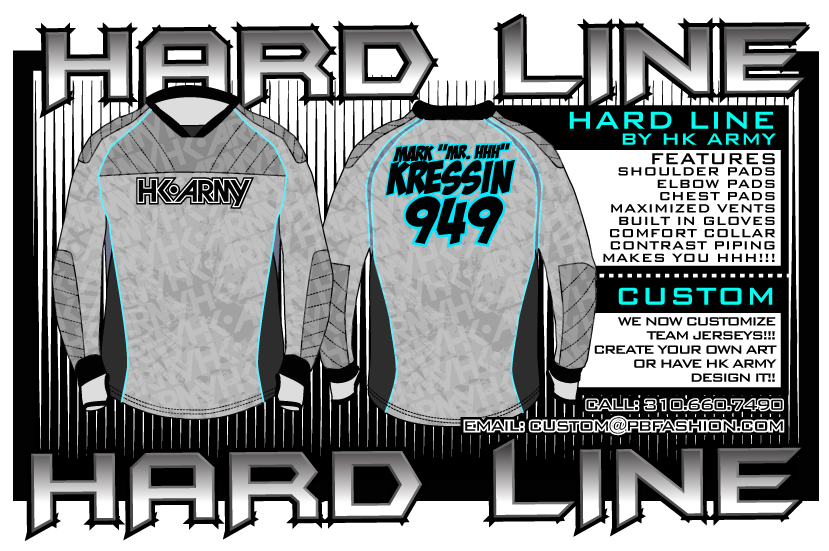 HK Army Custom Jerseys HkArmyHardLineJersey