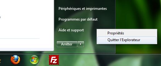 Relancer le processus explorer.exe sans fermer votre session Windows Windows-seven-processus-explorer-1