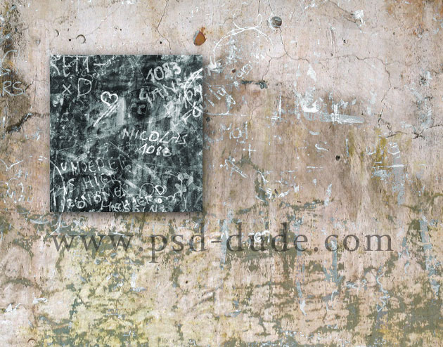 [ Photoshop ] Graffiti Old Paint on Wall Effect Written-wall-texture