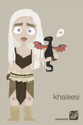 [fan-arts] séries TV Khaleesi_iphone