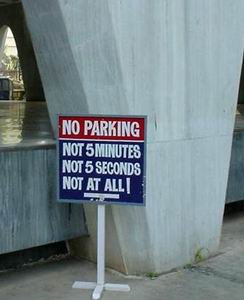 c'est tu claire, c'est no parking!!!!!! No_parking