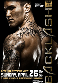 Affiche de WWE Backlash 2009 Backlash09