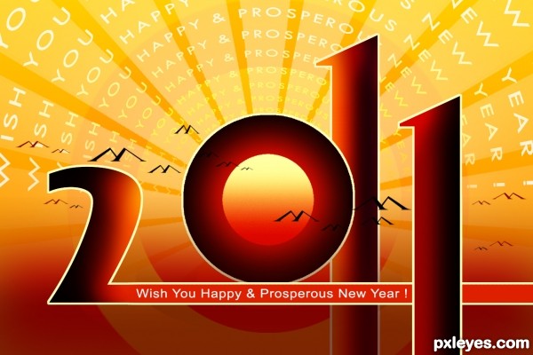 بطاقات تهنئة بحلول العام الجديد2011  Welcome-2011-4cc422910f41d