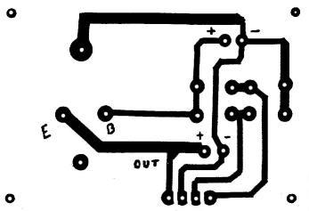  دائرة تغذية منظمة بسيطة 5 فولت Pcb7805