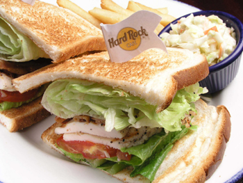     -  2 HardRock-ChickenClubSandwich