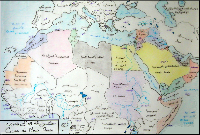 مجموعة من خرائط الوطن العربي 578455