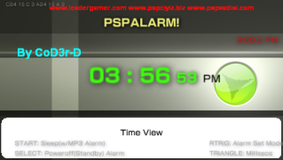Homebrew: PSPALARM ver3.0 Ultra² Pspalarm