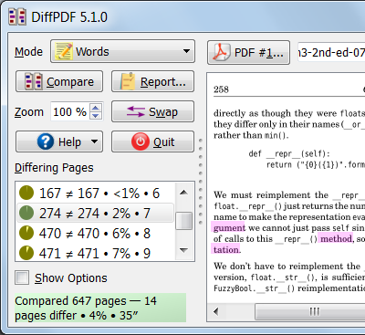 Qtrac DiffPDF 5.8.3 + Portable Diffpdf5-left_M1