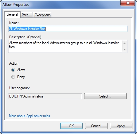 AppLocker của Windows 7 (Phần 5) AppLocker1