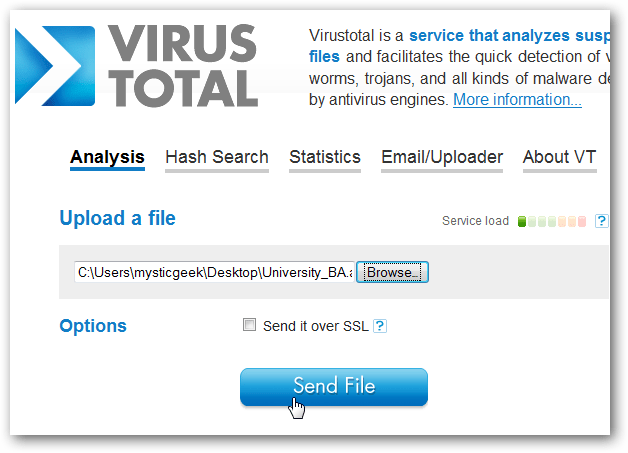 Quét virus các file trước khi sử dụng Scan9