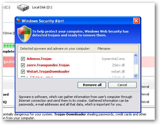 Gỡ bỏ các chương trình diệt virus giả mạo Security4