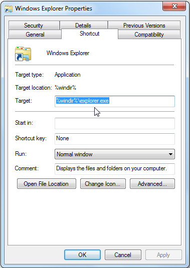 Để Windows Explorer của Windows 7 mở thư mục theo ý mình Windows-7-4