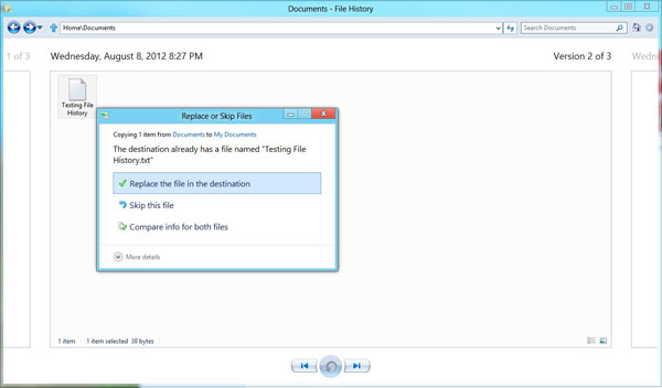Kích hoạt và phục hồi File History trên Windows 8 Filehistory11