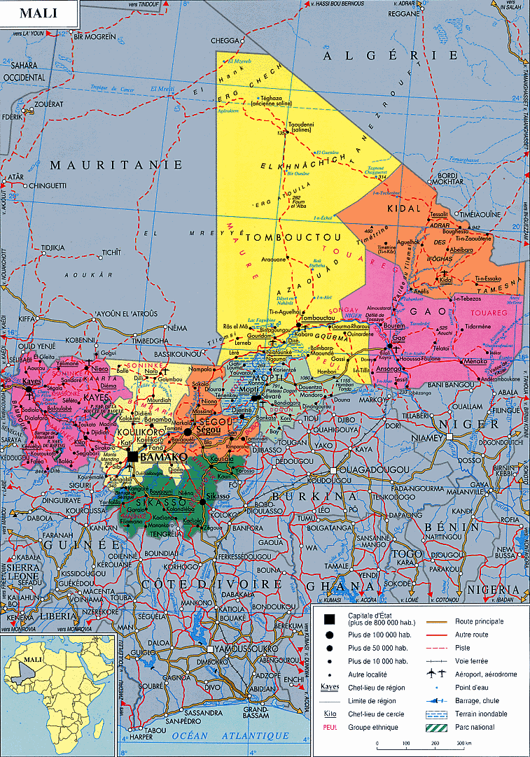 Crise Malienne - risque de partition Mali_small