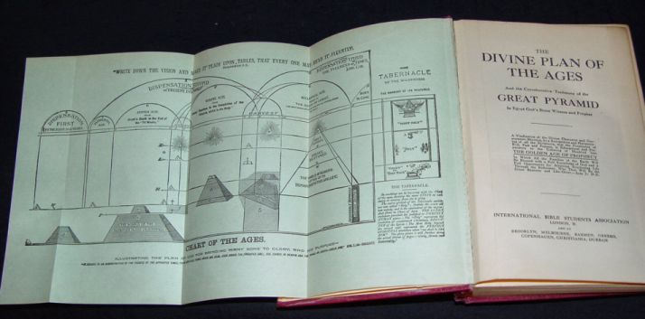 1919 - Há base para a afirmação que Jesus escolheu a Organização das Testemunhas de Jeová neste ano? Divine_plan_of_ages_fold_out