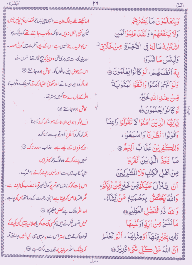 Quran Shareef Para # 1 P0026