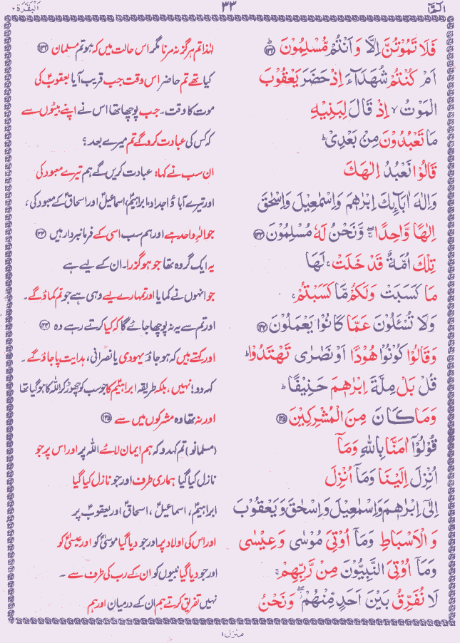 Quran Shareef Para # 1 P0033