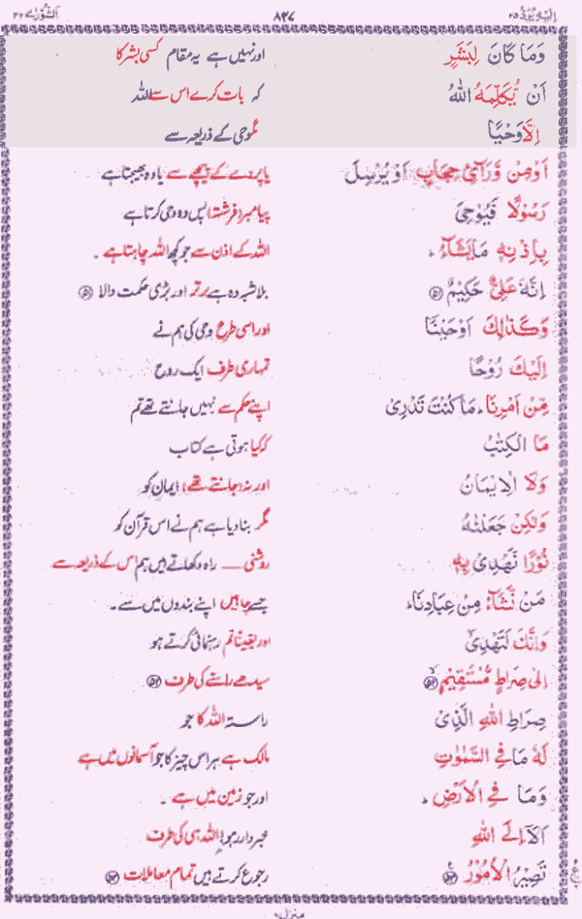 Quran Shareef Para # 25 P0847