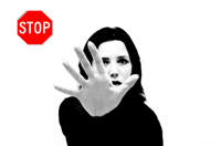 Reglas del Foro Woman_hand_gestures_stop_with_stop_sign