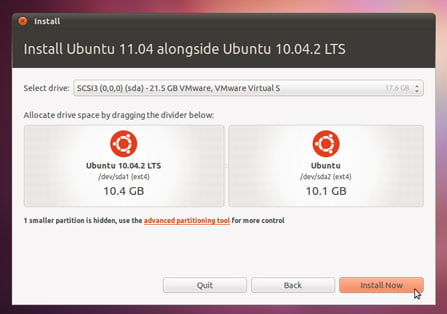 رسميا صدور Ubuntu 11.4 Natty Narwhal Final | صور | الجديد بالاصدار | التثبيت 05-install-ubuntu-alongside