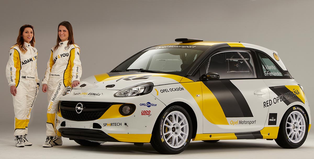 El equipo Opel se presenta para la temporada 2015. Angela