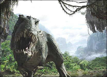 Dinosaurs vs predator vs alien Tyrannosaurus-rex