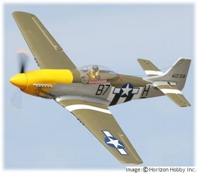 Mitsubishi Zero Parkzone-p-51-mustang