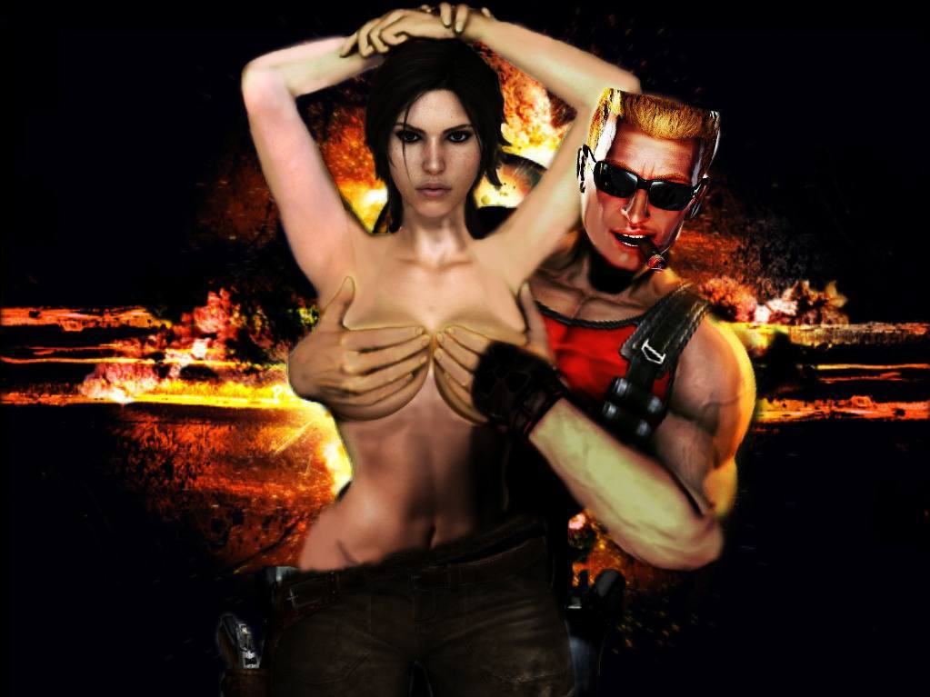 Colin Powell: Izrael usmjerio 200 N bombi na Iran Duke_nukem_and_lara_croft_2013_by_xkalipso-d6fqdam