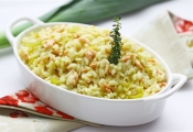 Salmão com Alho-poró Risoto-de-salmao-com-alho-poro