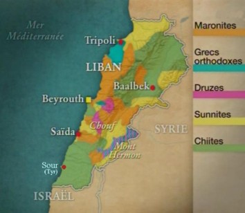 L’ombre de Soros s’étend sur le Liban Liban-carte-confessions