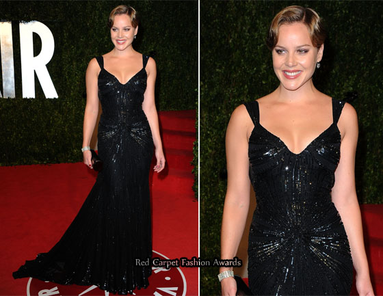 #2 Les stars et la mode - Page 8 Abbie-cornish-vanity-fair-party