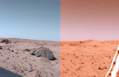 The true colors of Mars: NOT RED!? what color mars 262bluemars