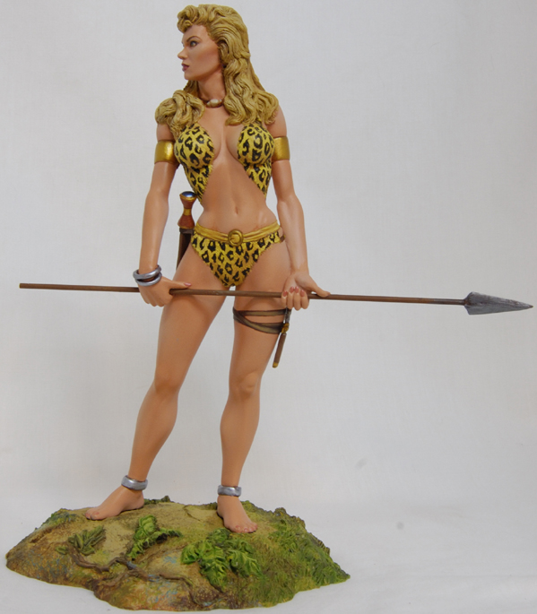 GOLDEN AGE'S SHEENA queen of jungle Sheenapainted002