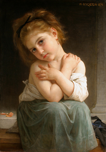 الرسام  الفرنسي وليام بوجويريو ومجوعه من اعماله William_a_bouguereau_b1169_la_frileuse_small