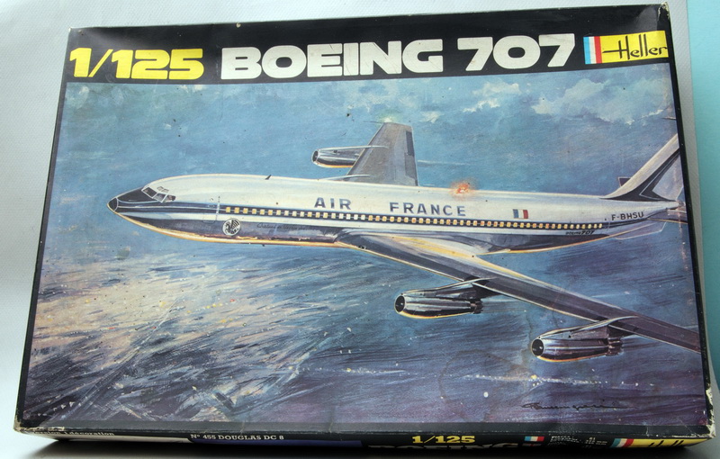 BOEING 707 1/125ème Réf 455 Heller_Boeing_707