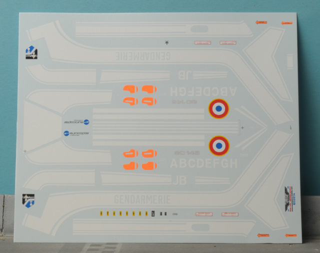 [Decals] Eurocopter EC145 Gendarmerie, pour Revell 1/32e RF32014_decals